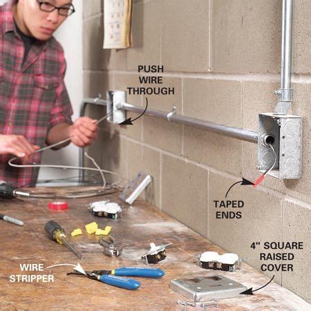 residential surface mounted electrical conduit